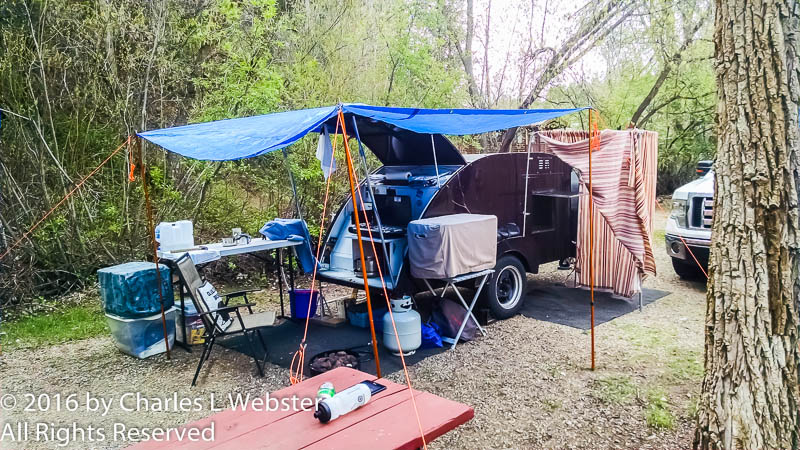 Campsite at Lightner Creek outside of Durango CO